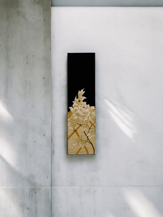 Elegant Ivory Floral Artwork (005-FB)